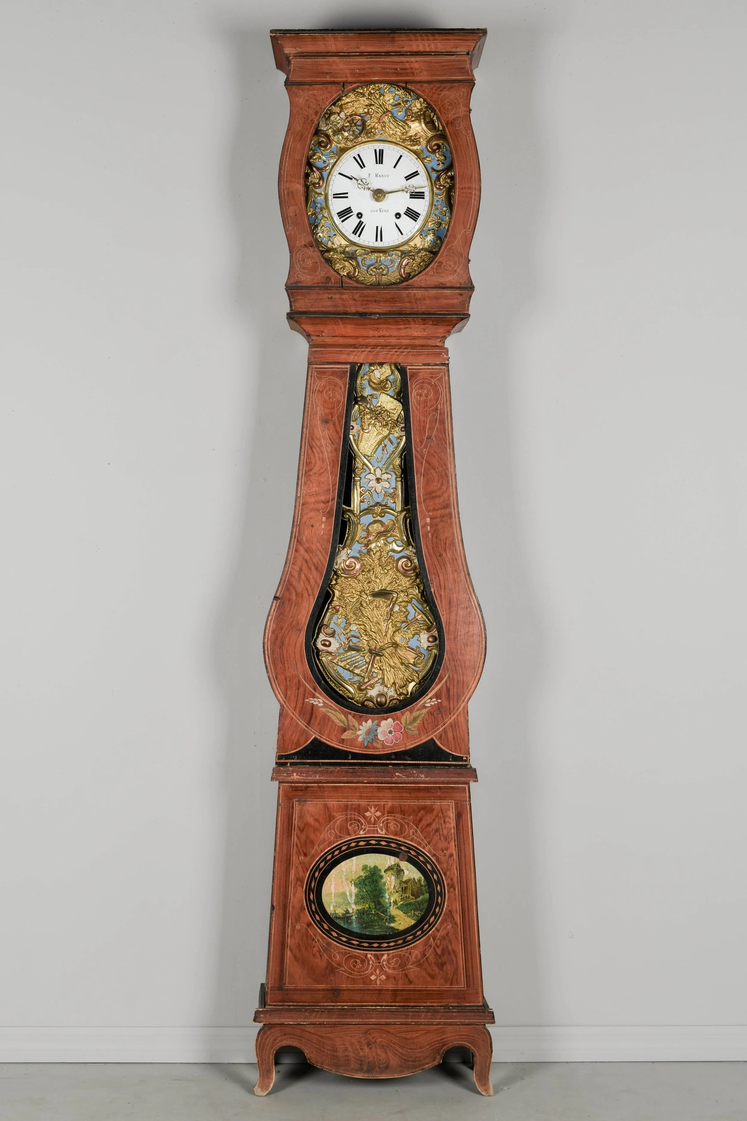 Olivier Fleury French Antiques-Antique Wall Clocks for Sale